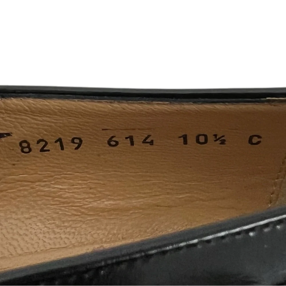 Salvatore Ferragamo Mens 10.5 C Made in Italy Lucas Kiltie Tassel Loafer Black